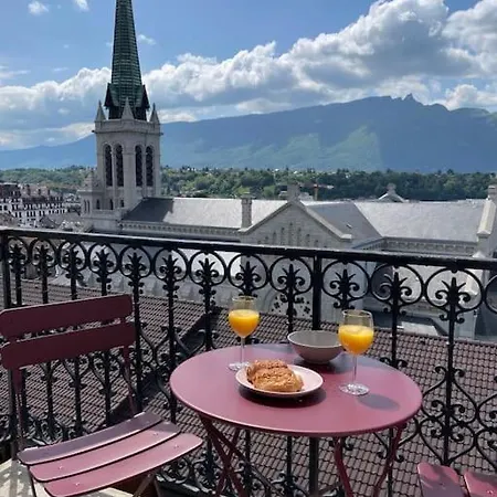 Cosy, Hyper Centre D'aix, Vue Montagnes, Proche Thermes Appartement