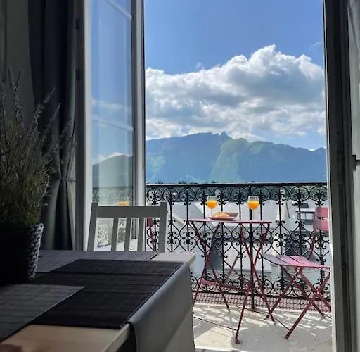 Cosy, Hyper Centre D'aix, Vue Montagnes, Proche Thermes Lejlighed